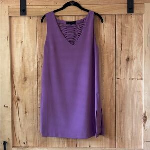 Robert Rodriguez Lavender Mini Shift Dress - Size 4